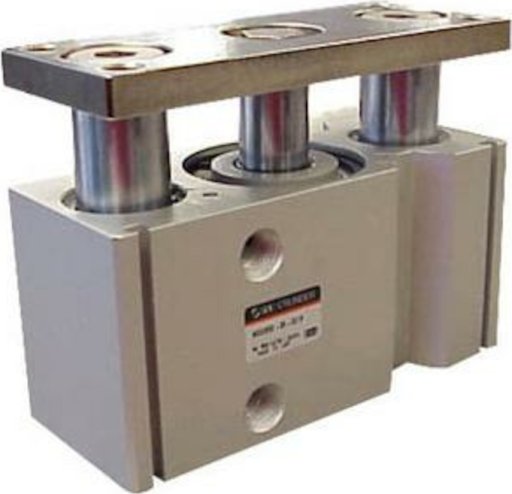 MGQM (ø12 do ø32), Silownik kompaktowy z prowadnicami slizgowymi